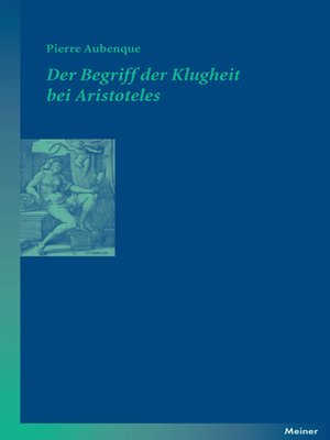 cover image of Der Begriff der Klugheit bei Aristoteles